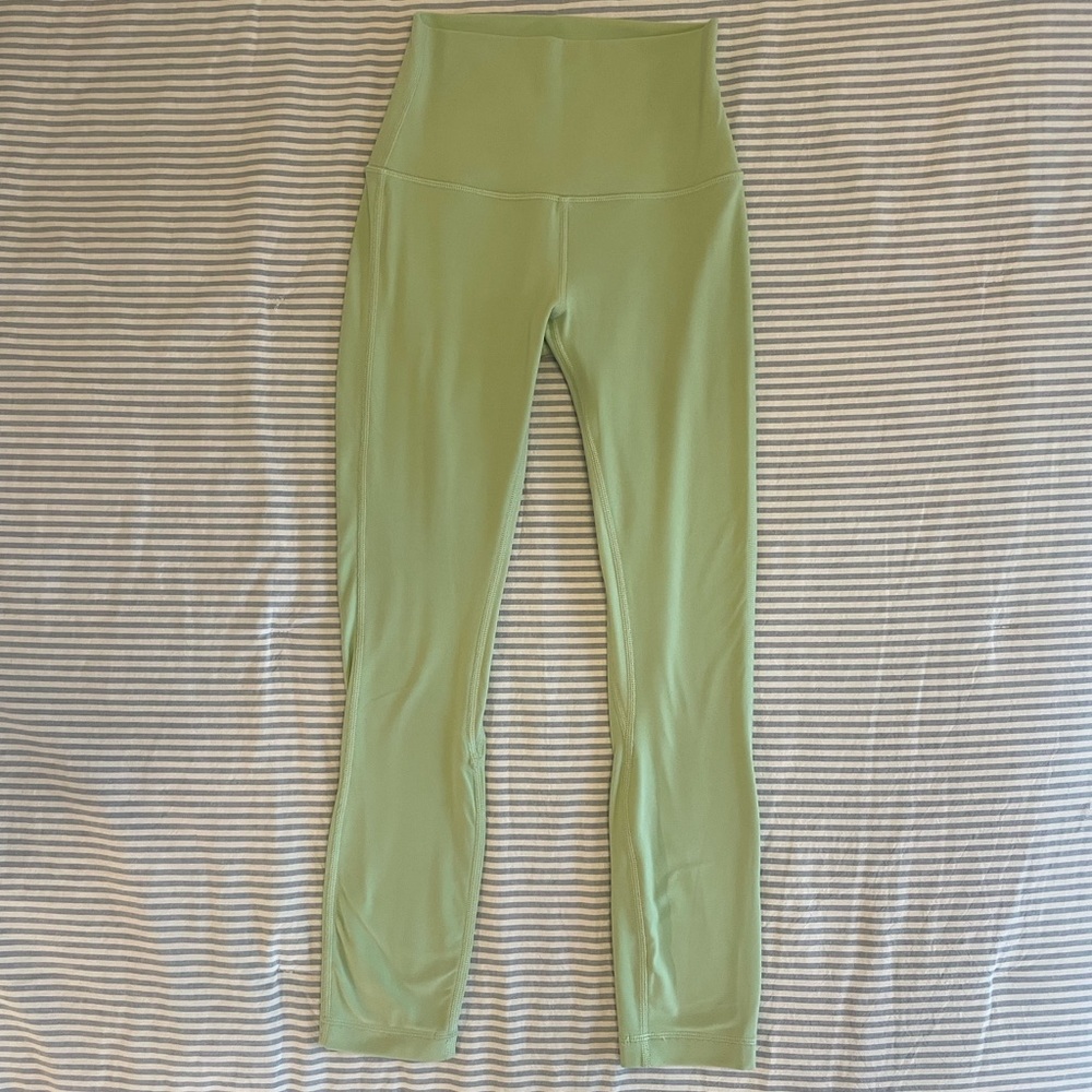 Lululemon Align High-Rise Crop 23” Leggings | Size 2, Creamy Mint